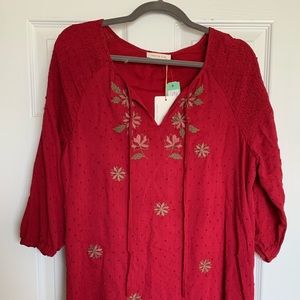 NWT Skies are Blue Embroidered Dress